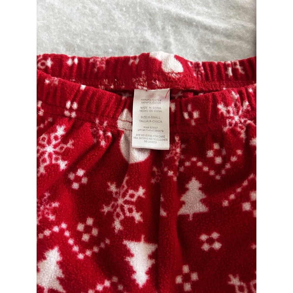 Disney Mickey Mouse Fleece Christmas Pajama Bottoms (Set of 2) Women’s Size XS - Picture 6 of 9